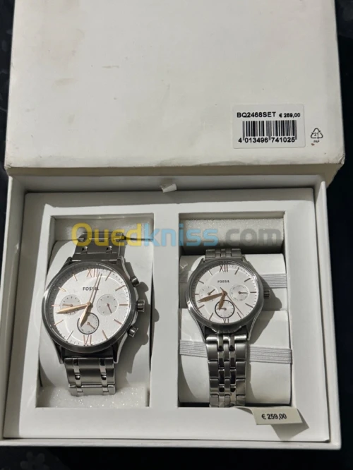 Coffret montres Fossil Homme femme 