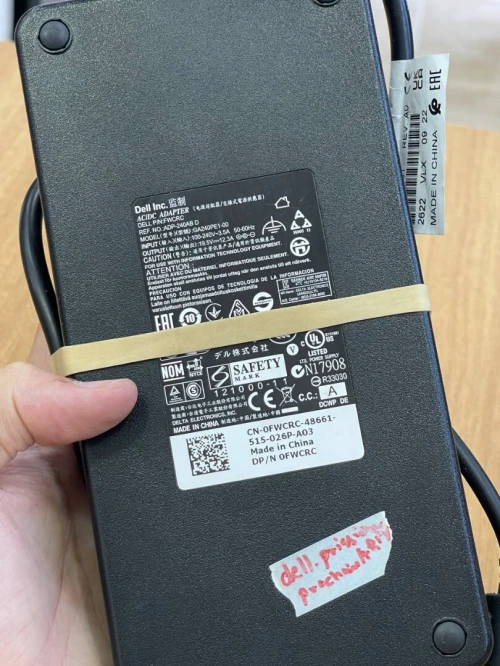 CHARGEUR DELL GAMING 130W +180W +230W / CHARGEUR MICROSOFT ETAT NEUF 
