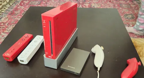 Console Nintendo Wii complète + Disque dur avec +30 jeux