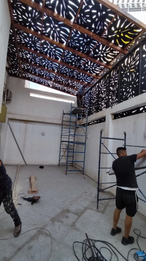 Découpage tôle plasma cnc  قطع الحديد المشرابي ابواب ونوافذ