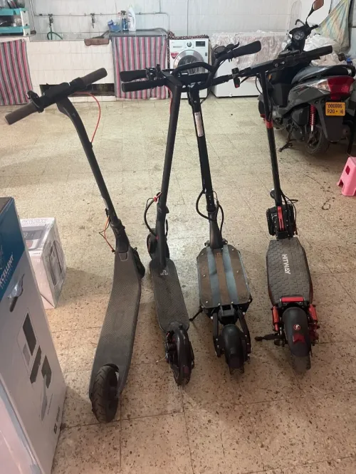 Trottinette électrique + porte vello