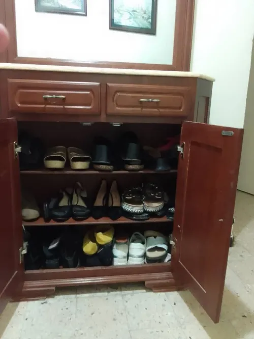 porte chaussures Console