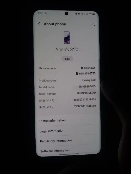 Samsung Galaxy s20
