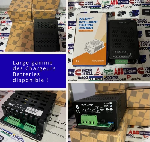 CHARGEUR DE BATTERIE GROUPE ELECTROGENE DISPONIBLE