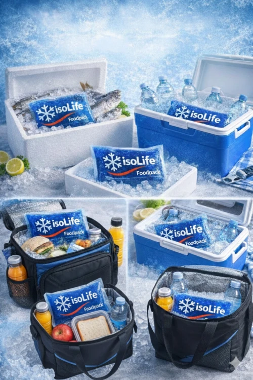 Emballage Isotherme Accumulateur froid/chaud GelPack | غليف متحاور عازل حافظ البرودة / حرارة توصيل