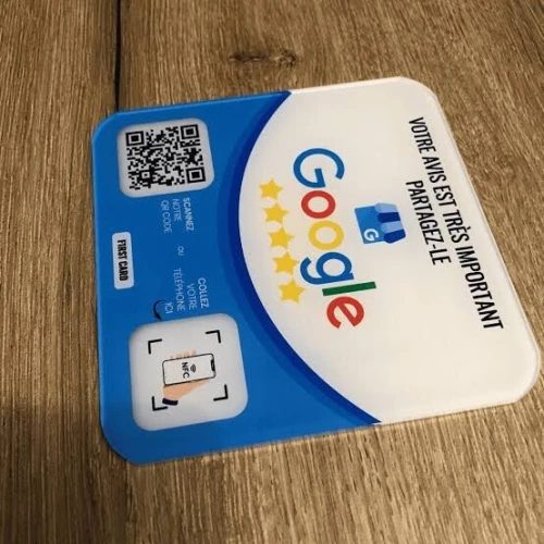 Plaque NFC Qr code