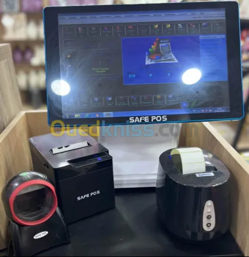Ecran tactile , imprimante ticket de caisse , lecteur code barre, logiciel puissant easy solution 