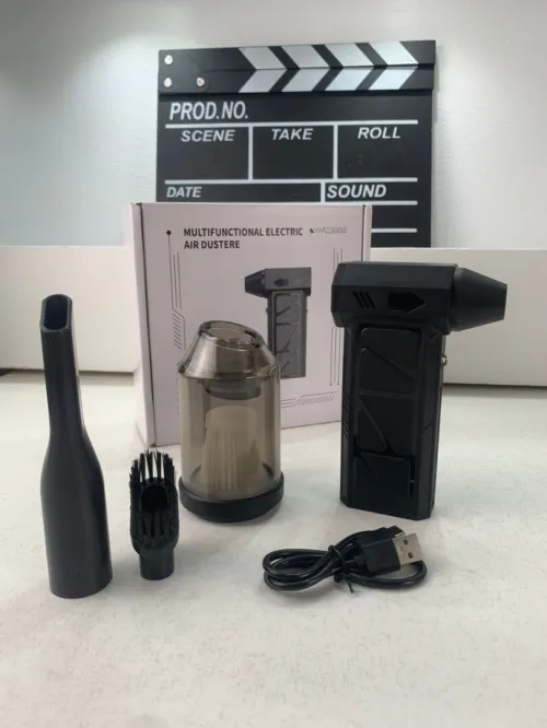 Souffleur et Aspirateur Portable avec Ventilateur Turbo-جهاز نسف الهواء ومكنسة كهربائية