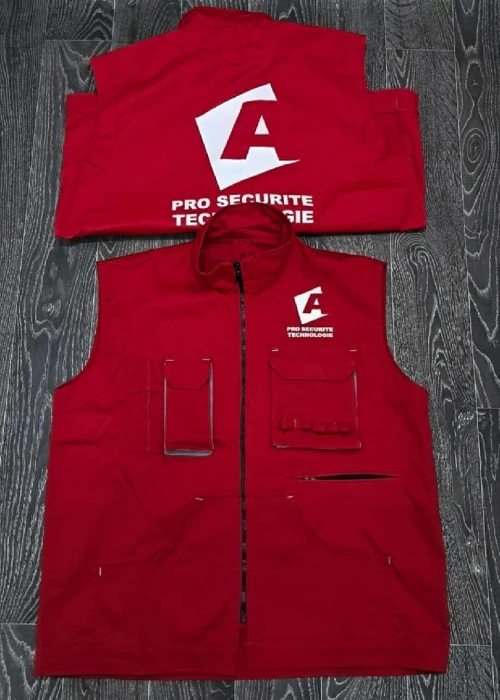 Gilet de travail personnalisé