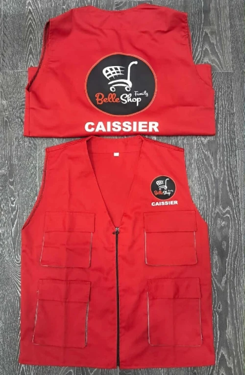 Gilet de travail personnalisé