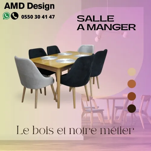Table chaise scandinave