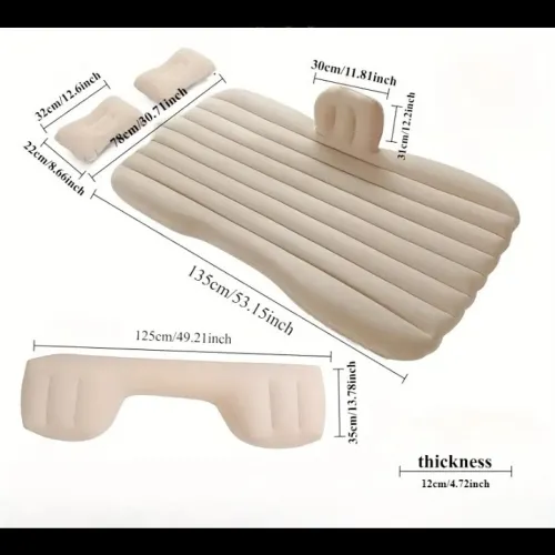 matelas gonflable portable 2 place مرتبة قابلة للنفخ محمولة