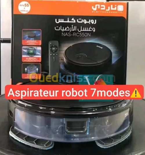 Aspirateur Robot Marque Nardi 7 modes