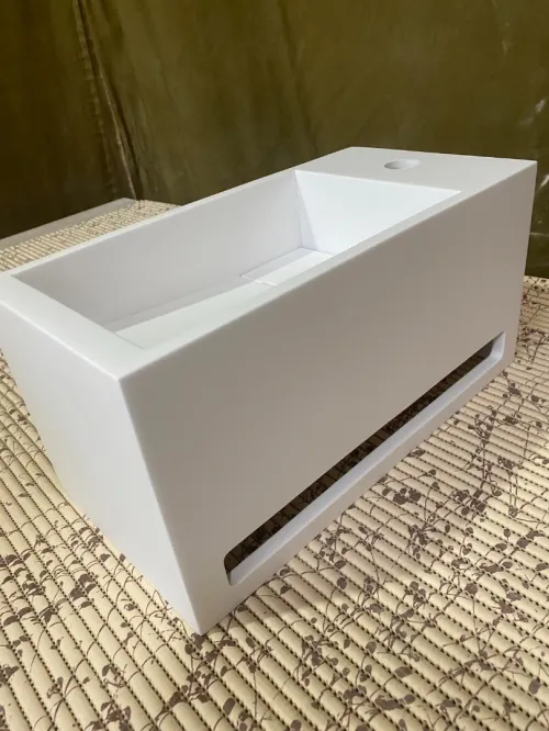 Fabrication des lave-mains  en corian Sur-mesure 