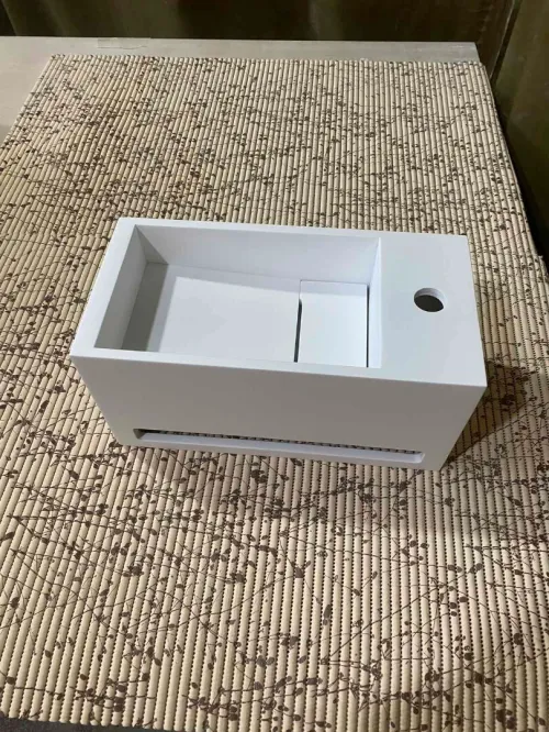 Fabrication des lave-mains  en corian Sur-mesure 