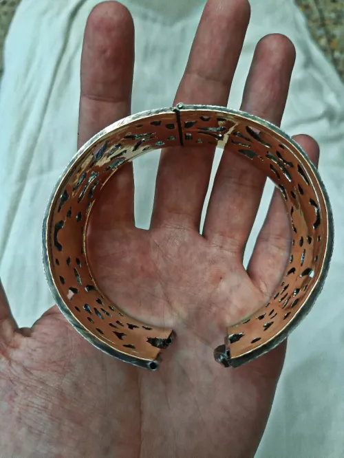 Bracelet OR 18k et argent 
