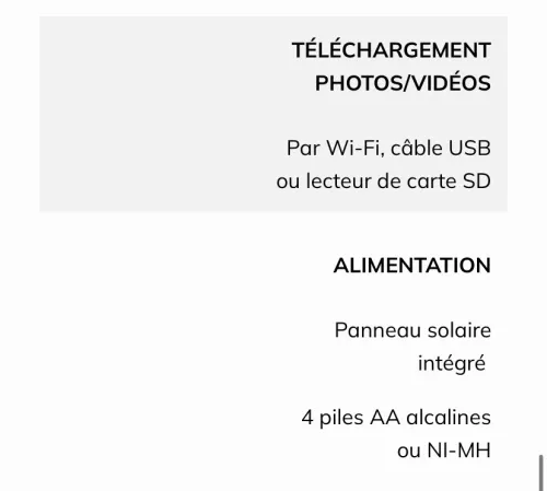 Piège photographique PIE1060 Num'axes avec Wi-Fil