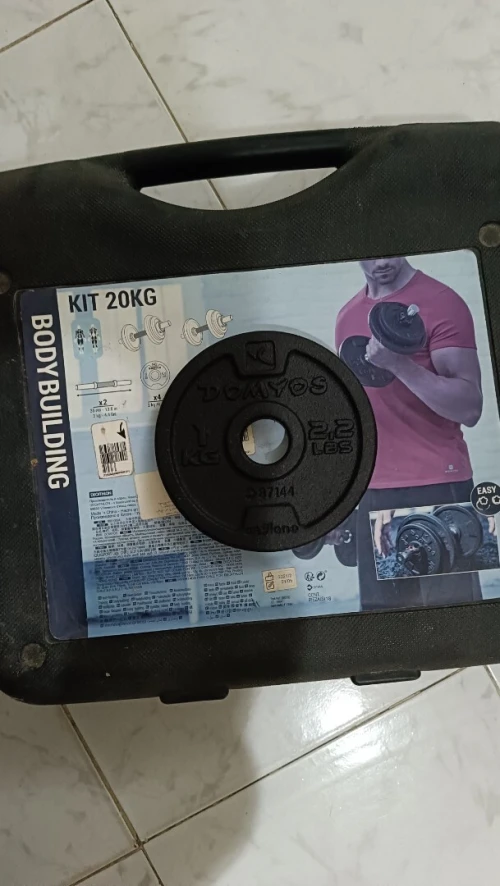 Valise des altères dechatlon