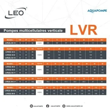 Pompe Verticale pour Bâtiment | Marque: LEO - مضخة عمودية للمباني | علامة ليو
