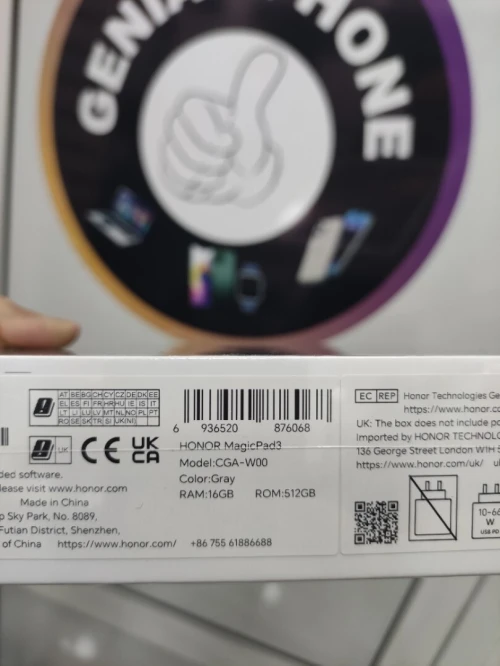 Honor Magicpad 3 512/16 coffret 165hz 🇬🇧