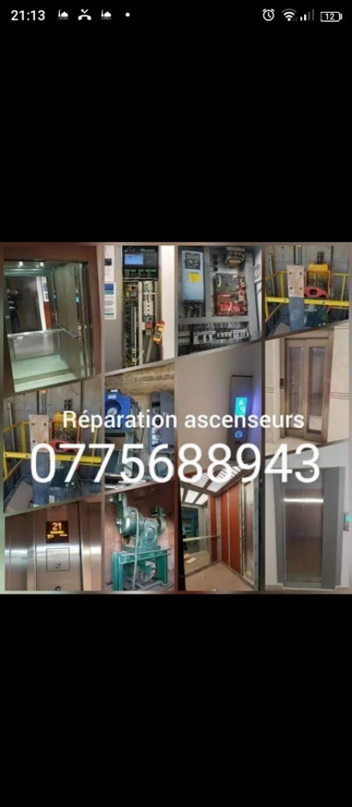 maintenance et dépannage et réparation et rénovation  dés ascenseur