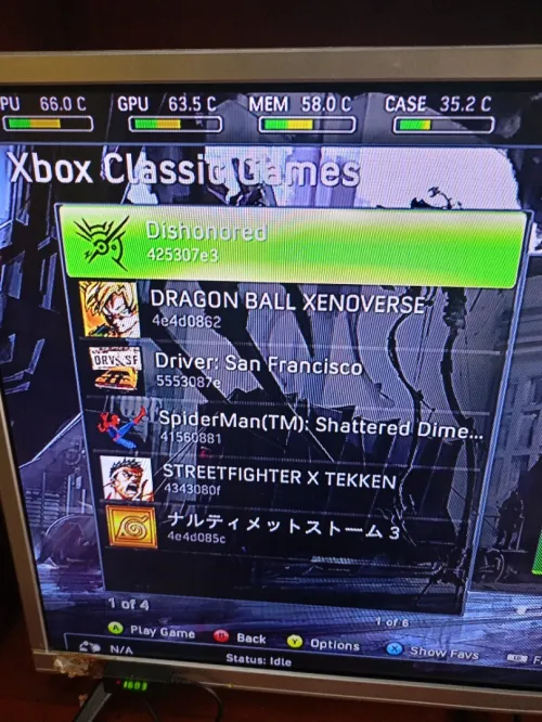 Xbox 360 slim avec manette d'origine sans fil
