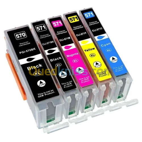 Cartouche canon CLI-571 XL BK/C/Y/M