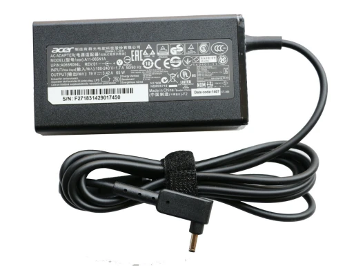 Chargeur Laptop Acer 19V/3.42A original  3.0mm/1.0mm SLIM