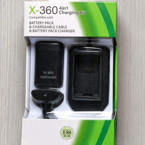 KIT CHARGE + BATTERIE MANETTE XBOX 360 /PC COPIE WIRLESS