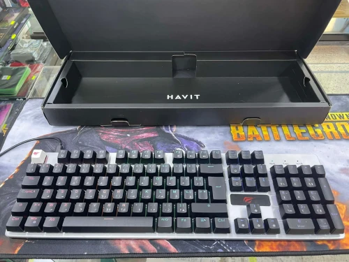 CLAVIER USB GAMER MECANIQUE HAVIT KB12L PRO BLUE SWITSH