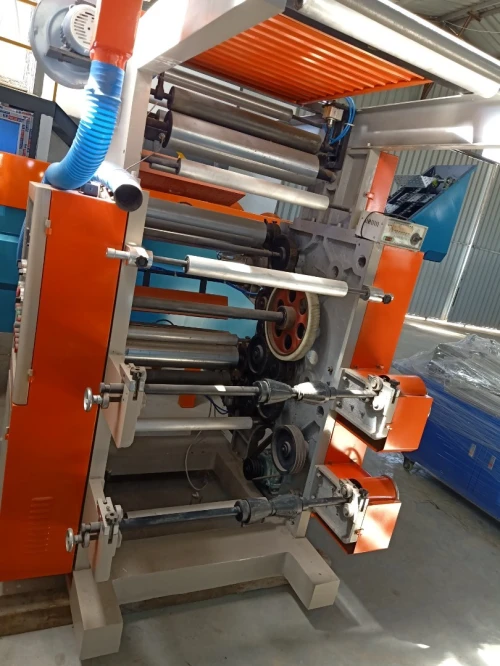 l'imprimante FLEXO pour sacs en plastique deux couleur 