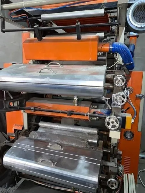l'imprimante FLEXO pour sacs en plastique deux couleur 