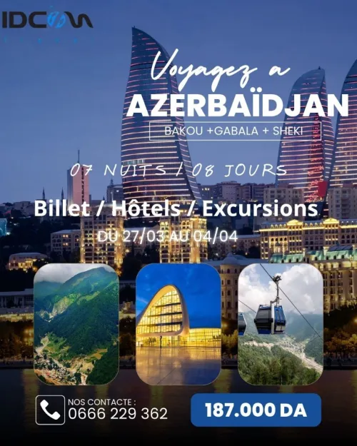 VOYAGE ORGANISE AZERIBIDJAN