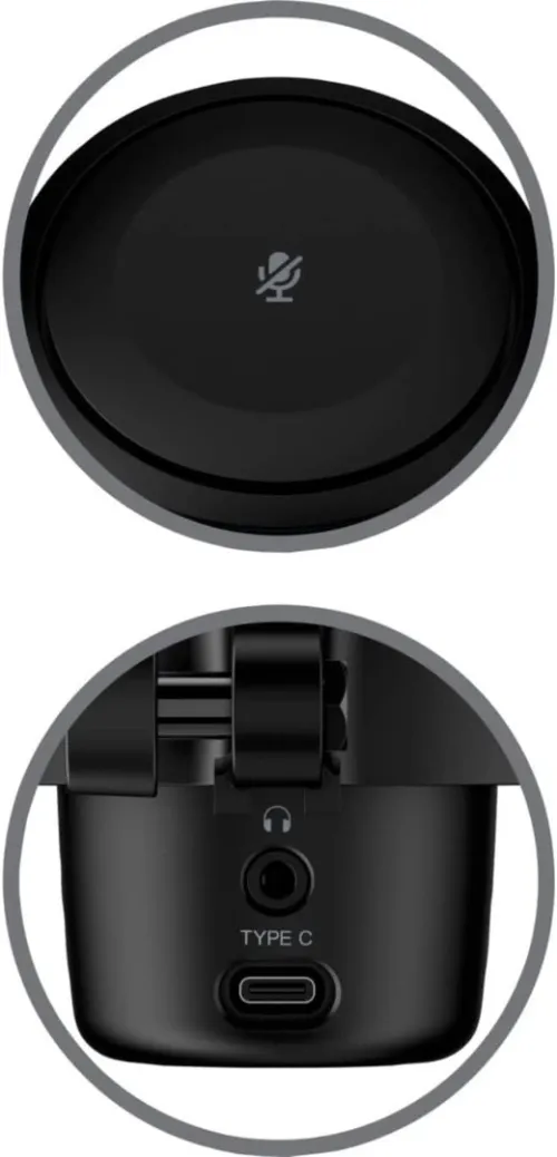 MICROPHONE HYPERX DUOCAST PC/PS5/PS4 GAIN CONTROL FOR GAIMING / STREAMING / PODCASTING