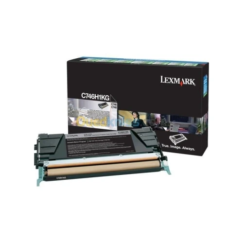 PACK TONER LEXMARK C746 C748 NOIR / COULEUR ORIGINAL