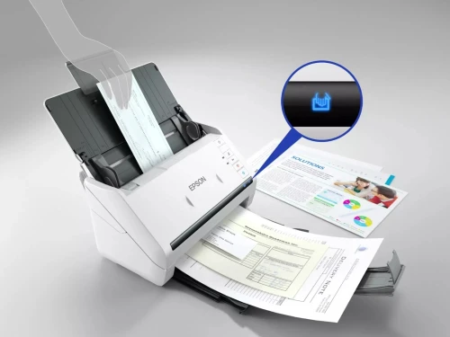 SCANNER EPSON WORKFORCE DS-530II WITH RECTO-VERSO A4 600 X600DPI A 35PPM MONO COULEUR 5500PJ USB 3.0