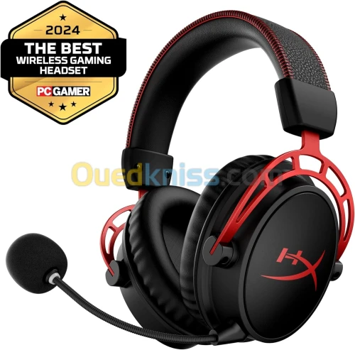 HYPERX CLOUD ALPHA WIRELESS WITH 300 HOURS DTS X WITH DUAL CHAMBRE  