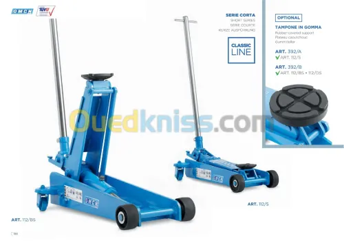 CRIC CHARIOT 3T ET 2T HYDRAULIQUE  OMCN 