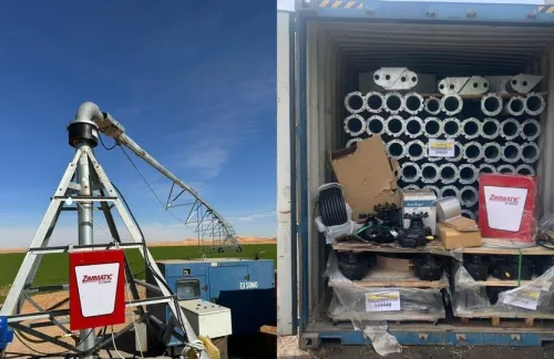 Zimmatic by Lindsay pivot d'irrigation Pivot d'irrigation / الرش للري المحوري بيفوا 2025