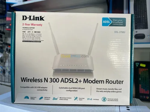 DSL-2745 Routeur modem sans fil N300 ADSL2+