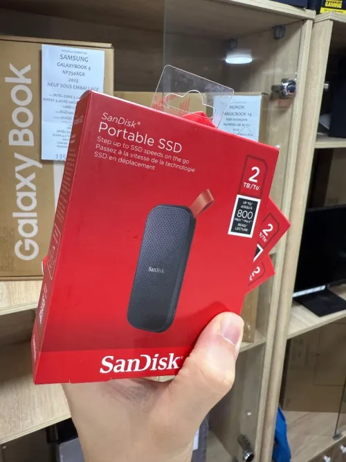 DISK EXTERNE SANDISK 2TO SSD 