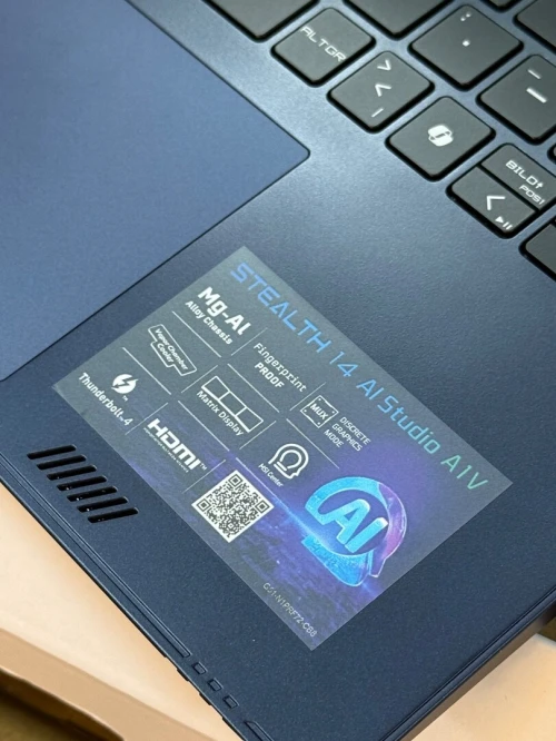 MSI STEALTH 14 AI STUDIO A1VFG ULTRA 7 155H 32GO 1TO SSD NVIDIA GEFORCE RTX4060 8GO 3K OLED NEUF 