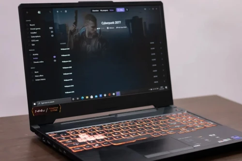 ASUS TUF GAMING FX506L I5 10300H 8GO 512GO SSD NVIDIA GTX1650 4GO GDDR6 NEUF SOUS EMBALLAGE
