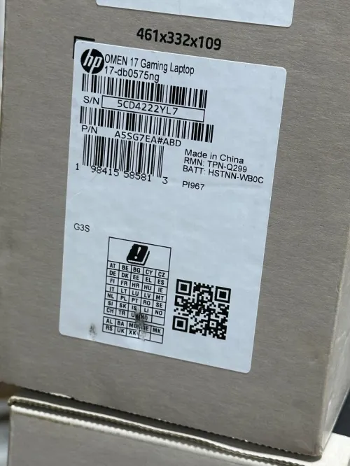 HP OMEN GAMING 17-DB0575NG AMD RYZEN 7 8845HS 16GO DDR5 1TO SSD NVIDIA GEFORCE RTX4060 8GO NEUF 