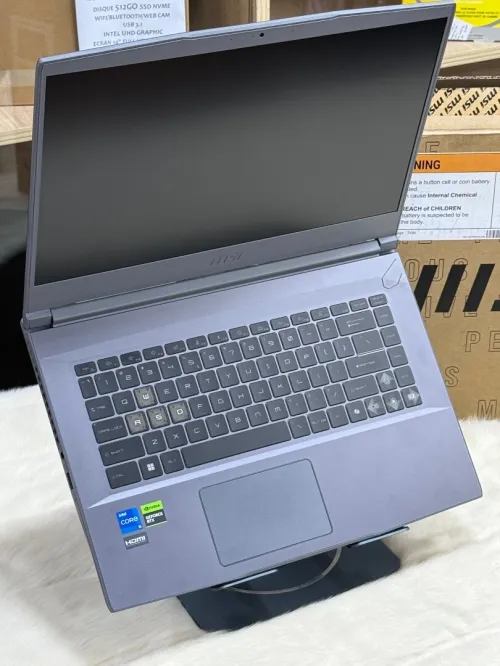 MSI THIN 15 B13UC I5 13420H 16GO 512GO SSD NVIDIA GEFORCE RTX3050 4GO NEUF SOUS EMBALLAGE 