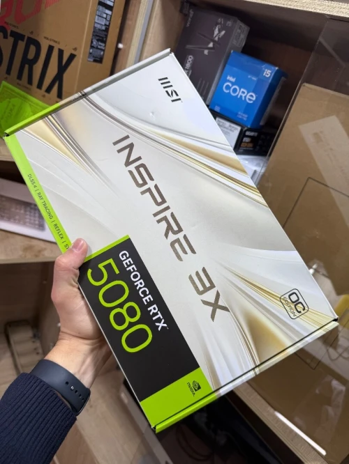 MSI GEFORCE RTX5080 16GO GDDR7 256Bits 3X OC NEUF SOUS EMBALLAGE