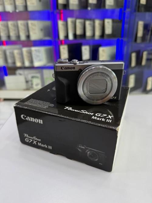 Canon PowerShot G7X Mark III Gris Compact Premium 20.1MP avec Vidéo 4K et Vlogging