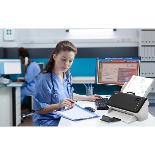 Scanner Kodak E1030 Scanner de Documents Professionnel Recto/Verso 30 ppm avec Chargeur Automatique