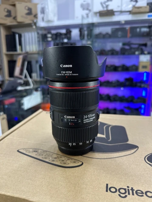 Objectif Canon EF 24-105mm F/4 L IS II USM & Pare-soleil 10/10