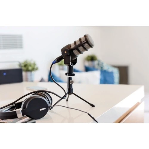 Microphone RODE PodMic XLR  Dynamique, Broadcast, Qualité Studio pour Podcast, Voix-Off et Streaming